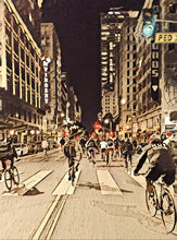 Load image into Gallery viewer, Downtown Lights Bring Bicycle Knights
